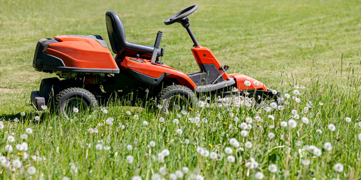 Lawn mower leaving half the lawn long uncut