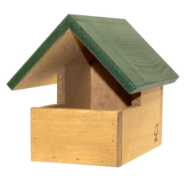 Apex Blackbird Nest Box; Blackbird nest box with deep cut viewing windows