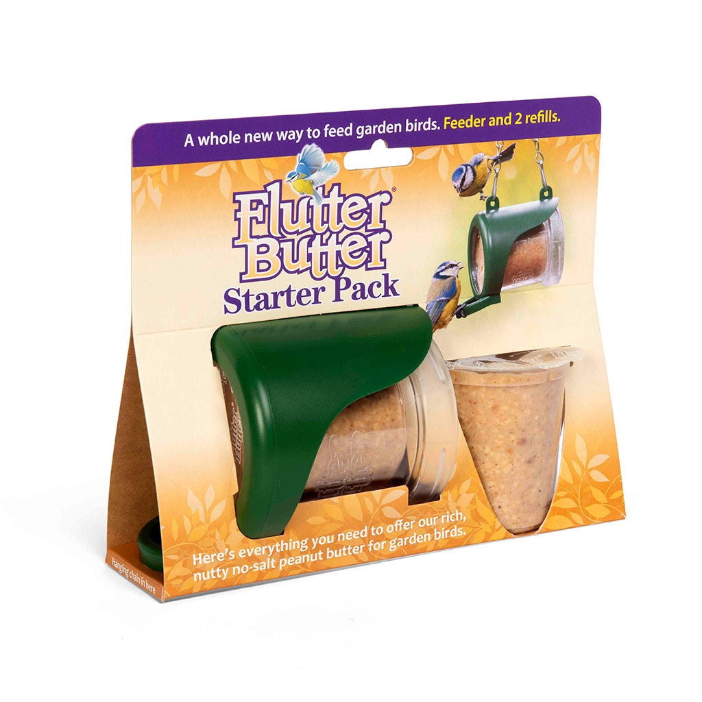 Flutter Butter Starter Pack feeder and 2 refills