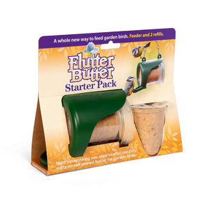 Flutter Butter Starter Pack feeder and 2 refills