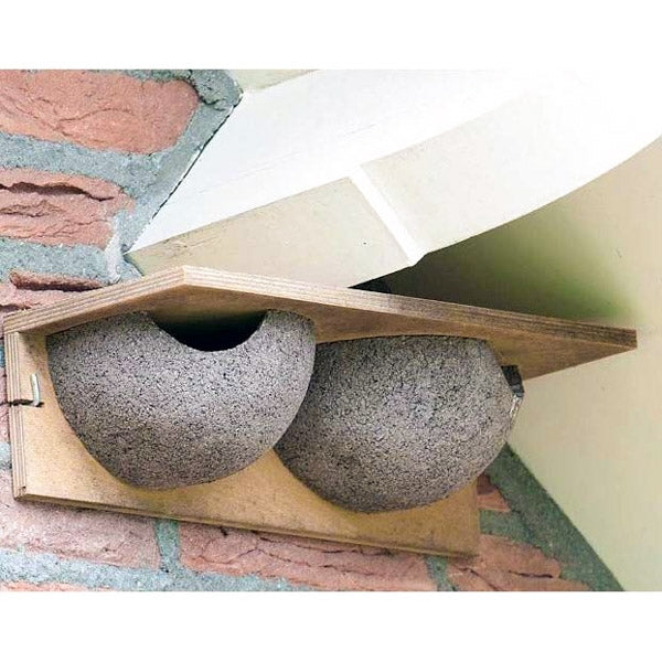 House Martin Nesting Box Bowls;Double House Martin Nest Boxes