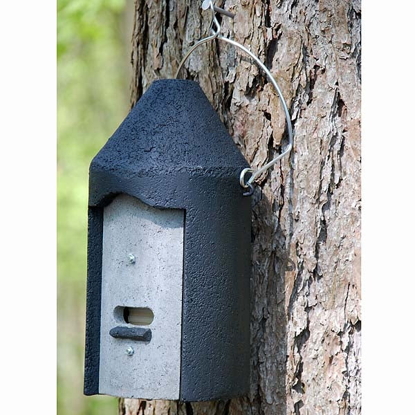 Schwegler 2F Bat Box with Double Front Panel; Schwegler 2F Bat Box with Double Front Panel sited on a tree; Bats sleeping in a Schwegler 2F Bat Box with Double Front Panel; Schwegler 2F Bat Box With Double Front Panel