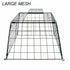 Large Mesh Ground Feeder Cage for Birds; Small Mesh Ground Feeder Cage for Birds