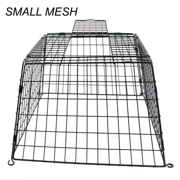 Large Mesh Ground Feeder Cage for Birds; Small Mesh Ground Feeder Cage for Birds