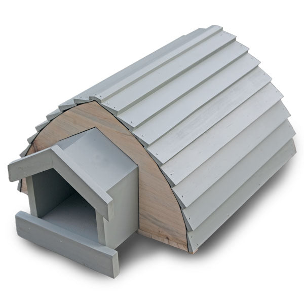 Dutch Barn Hedgehog House; Barn Hedgehog House; Easy access cleaning and inspection; Dutch Barn Hedgehog House