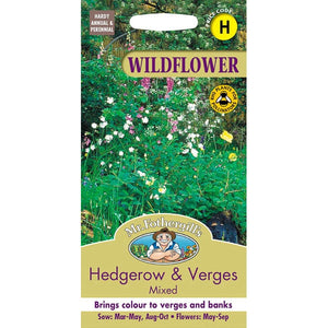 Hedgerow & Verges Wildflower Seed Mix;Hedgerow & Verges Wildflower Seed Instructions