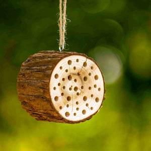 Nooks & Crannies Insect Log; Nooks & Crannies Insect Log Hanging; Nooks & Crannies Insect Log in Ivy; Nooks & Crannies Beneficial Insect Log