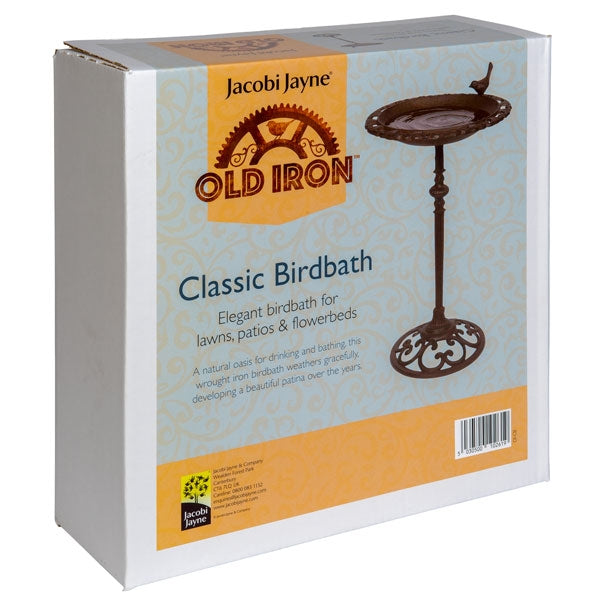Old Iron Classic Bird Bath; Old Iron Classic Bird Bath; Old Iron Classic Bird Bath; Old Iron Classic Bird Bath