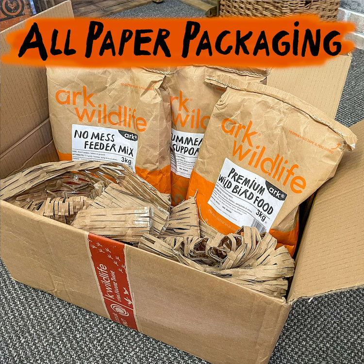 Fully recyclable paper and cardboard packaging