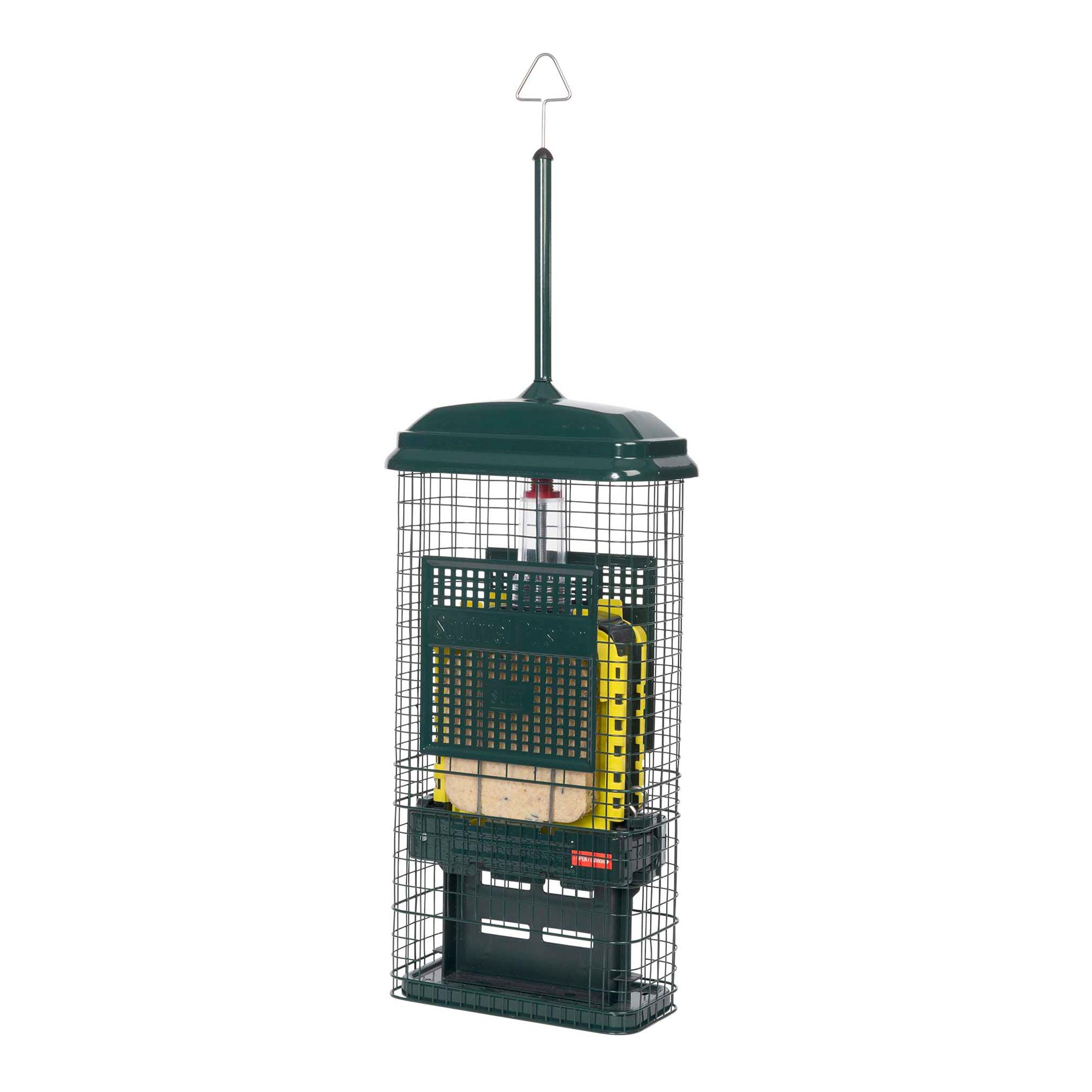 Squirrel Buster Suet Feeder on white background